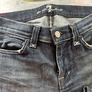 7 For All Mankind Dark Wash Denim